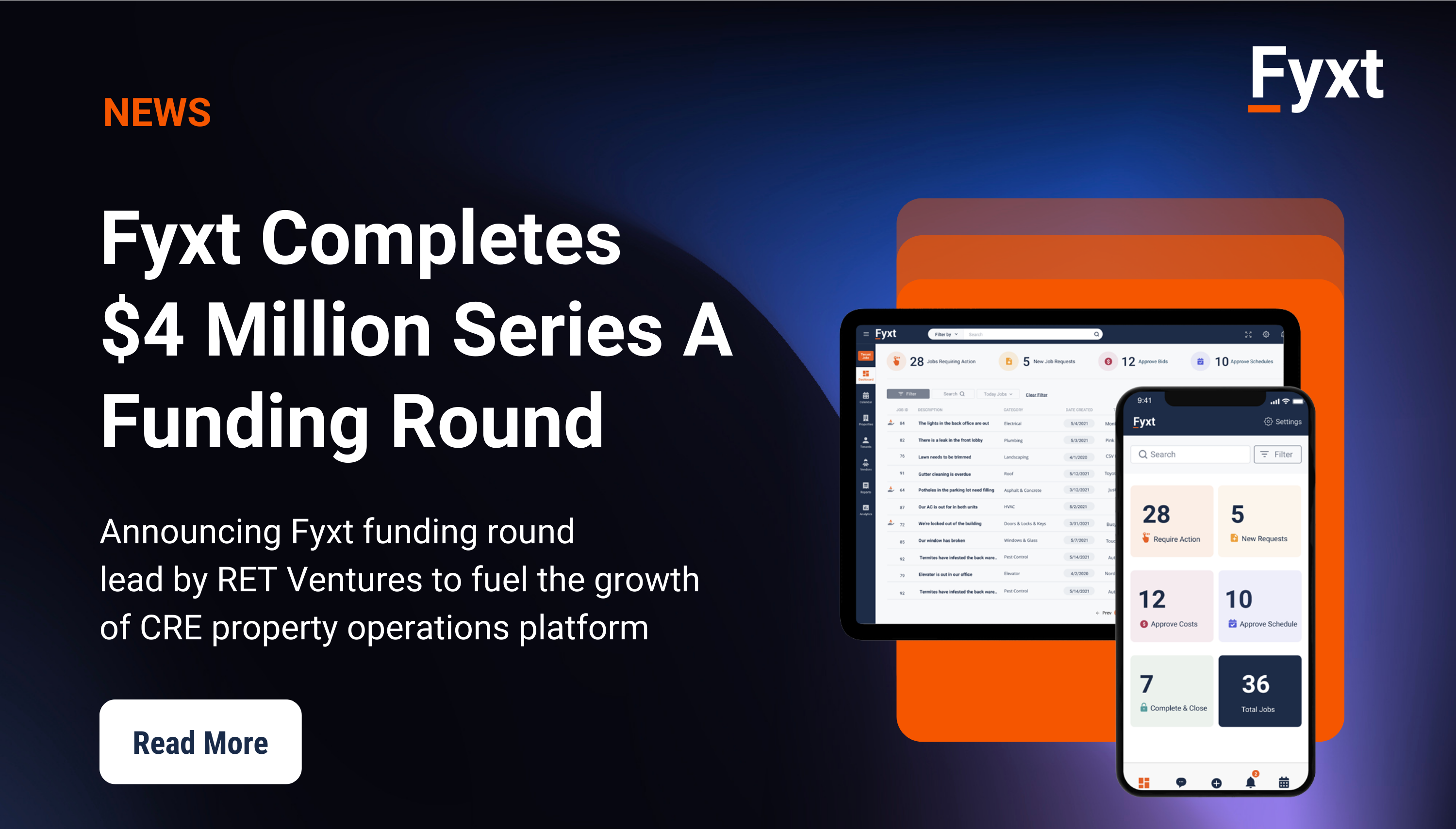 Fyxt raises $4 million in a Series Banner