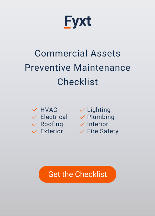Commercial Assets Preventive-Maintenance Checklist Banner