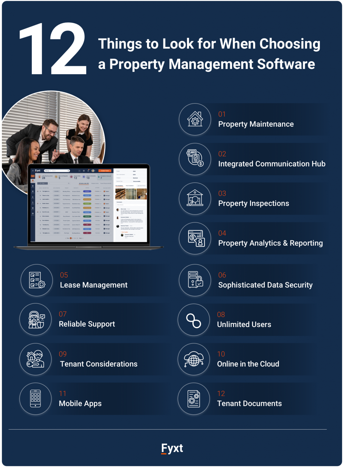 12 things to Look for when choosing commercial property and lease management software